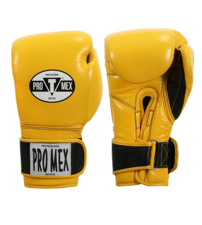 Title boxing by drippingwet brands pro mex yellow