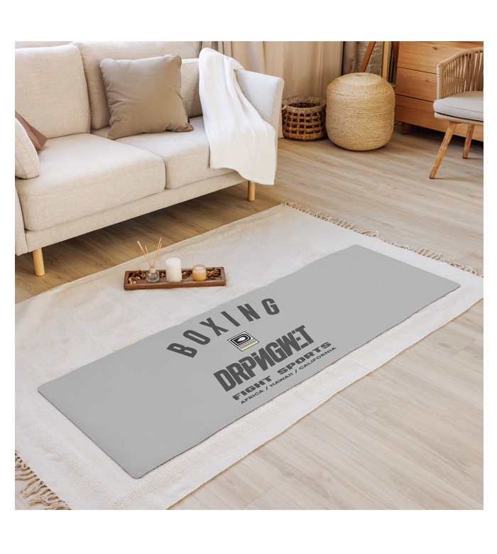 dripingwet brands yoga mat grey boxing