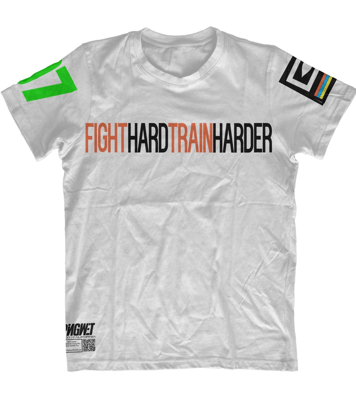 DRIPINGWET FIGHT HARD TRAIN HARDER POWER TEE